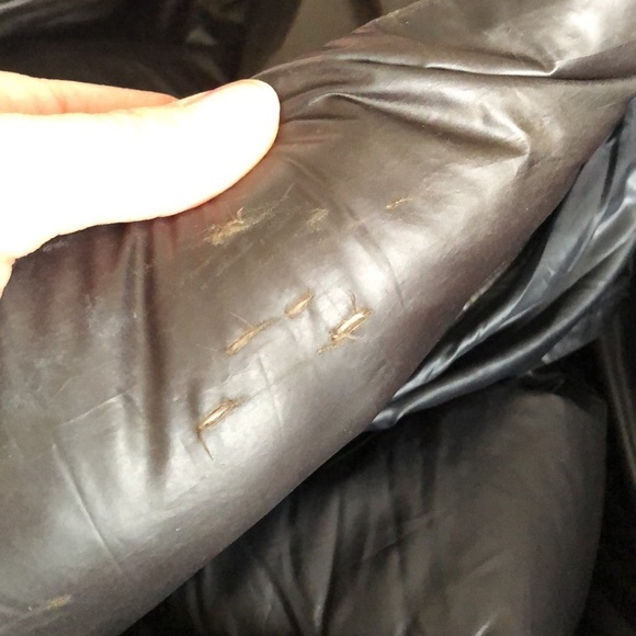 Andrew Marc Chocolate Duck Down Trench Coat Puffer Jacket - Picture 16 of 16